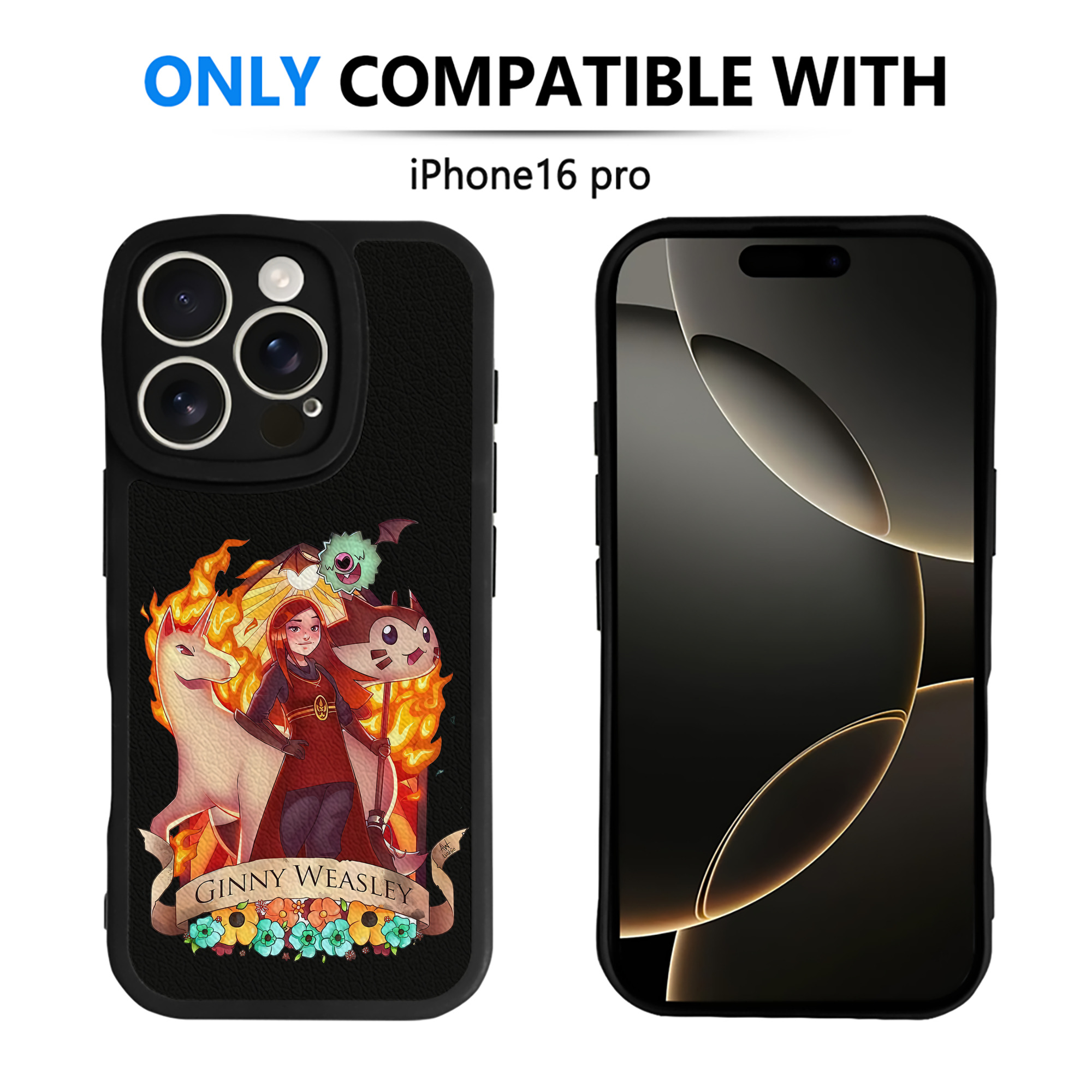 （画像用） Harry Potter ハリー・ポッターシリーズ 【iPhone 16シリーズ対応】シリコンスマホケース（レザー調） 材質：シリコン